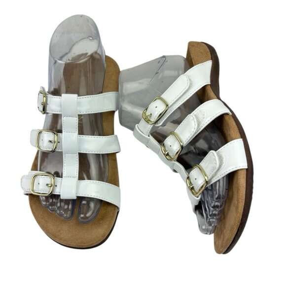 *Vionic Misa Comfort Sandal Womens Size 6W White Orthopedic Slide Summer Shoe - Picture 3 of 12